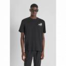 Camiseta ANTONY MORATO Negra Estampado Espalda