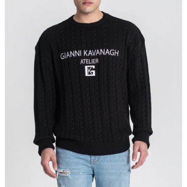 Jersey punto Gianni Kavanagh negro