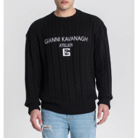 Jersey punto Gianni Kavanagh negro