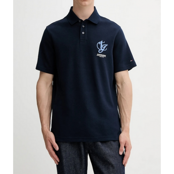 Polo TOMMY JEANS Monogram Azul Marino