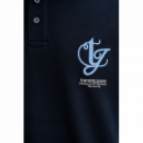 Polo TOMMY JEANS Monogram Azul Marino