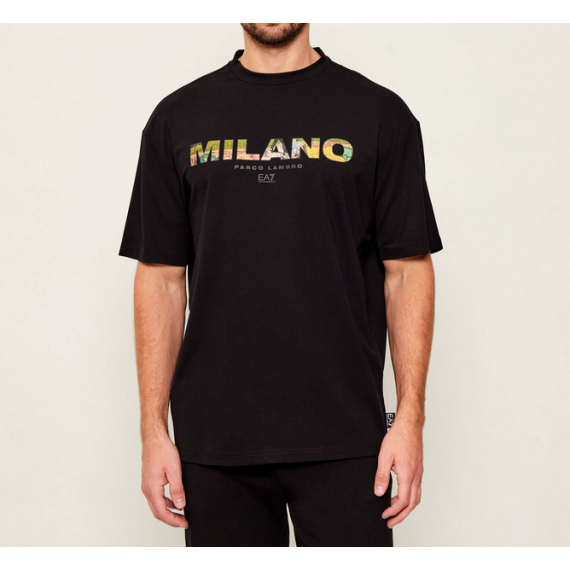 Camiseta EA7 Emporio Armani negra