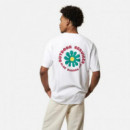 Camisetas Hombre Camiseta BLUE BANANA Flower White