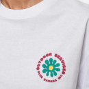 Camisetas Hombre Camiseta BLUE BANANA Flower White