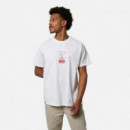 Camisetas Hombre Camiseta BLUE BANANA Barrel White