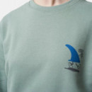 Jerséis y Sudaderas Sudadera BLUE BANANA Fin Mint