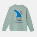 Jerséis y Sudaderas Sudadera BLUE BANANA Fin Mint