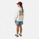 Jerséis y Sudaderas Sudadera BLUE BANANA Karma Off White