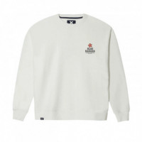 Jerséis y Sudaderas Sudadera BLUE BANANA Outdoor Off White