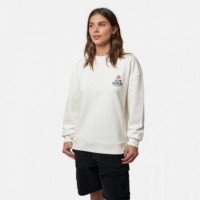 Jerséis y Sudaderas Sudadera BLUE BANANA Outdoor Off White