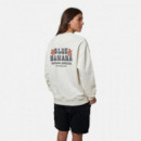 Jerséis y Sudaderas Sudadera BLUE BANANA Outdoor Off White