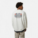 Jerséis y Sudaderas Sudadera BLUE BANANA Outdoor Off White