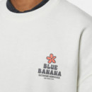 Jerséis y Sudaderas Sudadera BLUE BANANA Outdoor Off White