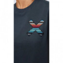 Camisetas Hombre Camiseta BLUE BANANA Classic Anthracite