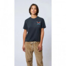 Camisetas Hombre Camiseta BLUE BANANA Classic Anthracite