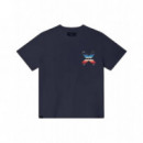 Camisetas Hombre Camiseta BLUE BANANA Classic Azul Marino