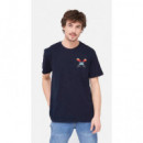Camisetas Hombre Camiseta BLUE BANANA Classic Azul Marino