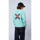 Jerséis y Sudaderas Sudadera BLUE BANANA Crew Classic Acqua