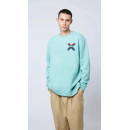 Jerséis y Sudaderas Sudadera BLUE BANANA Crew Classic Acqua