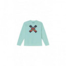 Jerséis y Sudaderas Sudadera BLUE BANANA Crew Classic Acqua