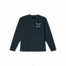 Jerséis y Sudaderas Sudadera BLUE BANANA Crew Classic Anthracite