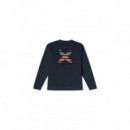 Jerséis y Sudaderas Sudadera BLUE BANANA Crew Classic Anthracite