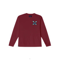 Jerséis y Sudaderas Sudadera BLUE BANANA Crew Classic Burgundy