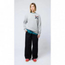Jerséis y Sudaderas Sudadera BLUE BANANA Crew Classic Light Grey Melange