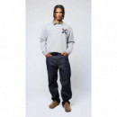 Jerséis y Sudaderas Sudadera BLUE BANANA Crew Classic Light Grey Melange