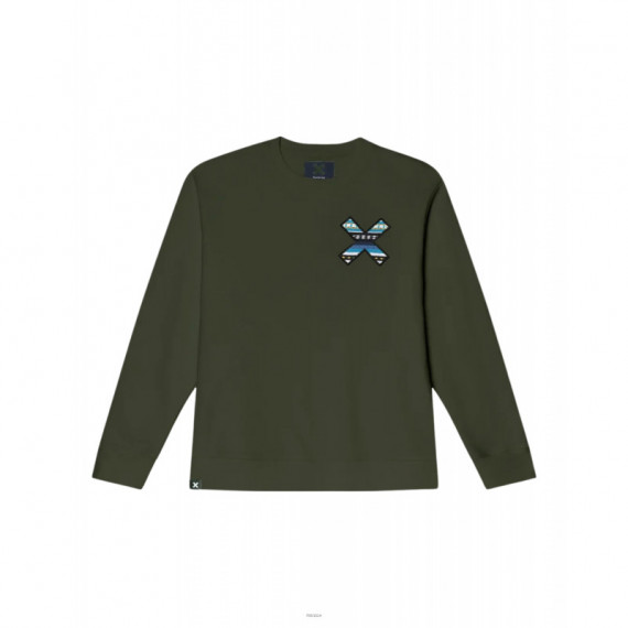 Jerséis y Sudaderas Sudadera BLUE BANANA Crew Classic Khaki