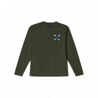 Jerséis y Sudaderas Sudadera BLUE BANANA Crew Classic Khaki
