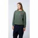 Jerséis y Sudaderas Sudadera BLUE BANANA Crew Classic Khaki