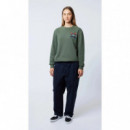 Jerséis y Sudaderas Sudadera BLUE BANANA Crew Classic Khaki