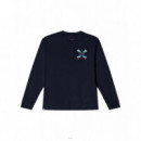 Jerséis y Sudaderas Sudadera BLUE BANANA Crew Classic Navy