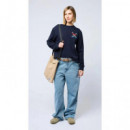 Jerséis y Sudaderas Sudadera BLUE BANANA Crew Classic Navy