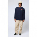 Jerséis y Sudaderas Sudadera BLUE BANANA Crew Classic Navy