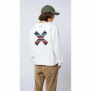 Jerséis y Sudaderas Sudadera BLUE BANANA Crew Classic Off-white
