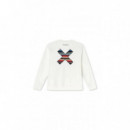 Jerséis y Sudaderas Sudadera BLUE BANANA Crew Classic Off-white