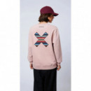 Jerséis y Sudaderas Sudadera BLUE BANANA Crew Classic Peach