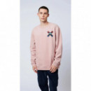 Jerséis y Sudaderas Sudadera BLUE BANANA Crew Classic Peach