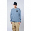 Jerséis y Sudaderas Sudadera BLUE BANANA Crew Classic Sky Blue