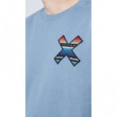 Jerséis y Sudaderas Sudadera BLUE BANANA Crew Classic Sky Blue