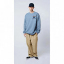 Jerséis y Sudaderas Sudadera BLUE BANANA Crew Classic Sky Blue