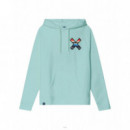 Jerséis y Sudaderas Sudadera BLUE BANANA Hoodie Classic Acqua