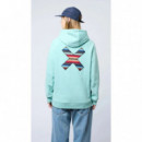 Jerséis y Sudaderas Sudadera BLUE BANANA Hoodie Classic Acqua