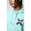 Jerséis y Sudaderas Sudadera BLUE BANANA Hoodie Classic Acqua
