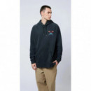 Jerséis y Sudaderas Sudadera BLUE BANANA Hoodie Classic Anthracite