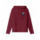 Jerséis y Sudaderas Sudadera BLUE BANANA Hoodie Classic Burgundy