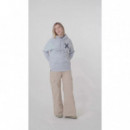 Jerséis y Sudaderas Sudadera BLUE BANANA Hoodie Classic Ice Blue