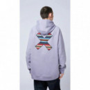 Jerséis y Sudaderas Sudadera BLUE BANANA Hoodie Classic Lilac